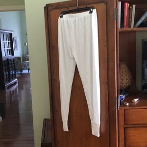 L.L. Bean 100% silk Long John pants